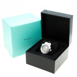 Pre Owned Tiffany & Co. Grey Stainless Steel Mark T-57 Quartz Men's Wristwatch 42 mm