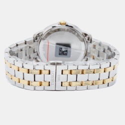 Pre Owned Tissot White Two-Tone Stainless Steel T-Classic Automatics III T065.407.22.031.00 Men's Wristwatch 39 mm