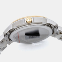 Pre Owned Tissot White Two-Tone Stainless Steel T-Classic Automatics III T065.407.22.031.00 Men's Wristwatch 39 mm