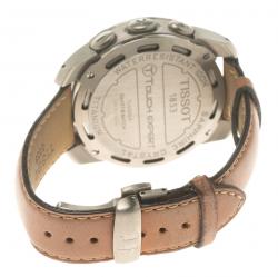 Pre Owned Tissot Black Titanium T Touch Men's Wristwatch 43 mm