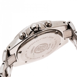 Pre Owned Tissot Grey Stainless Steel PR200 P162/262 Chronograph Men's Wristwatch 38 mm