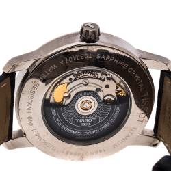 Pre Owned Tissot Black Titanium Powermatic 80 T087407A Men's Wristwatch 40 mm