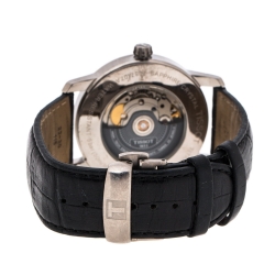 Pre Owned Tissot Black Titanium Powermatic 80 T087407A Men's Wristwatch 40 mm