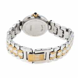 Tissot White Two-Tone Stainless Steel Classic G226/326 Women's Wristwatch 24 mm