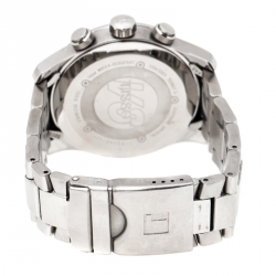 Pre Owned Tissot Black Stainless Steel V8 T039417A Men's Wristwatch 42 mm