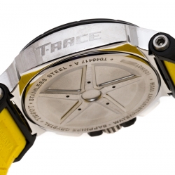 Pre Owned Tissot Black PVD Coated Stainless Steel T-Race T048417A Men's Wristwatch 45 mm