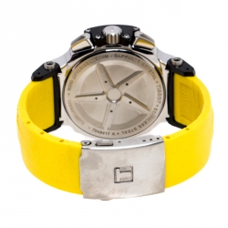 Pre Owned Tissot Black PVD Coated Stainless Steel T-Race T048417A Men's Wristwatch 45 mm