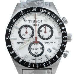 Pre Owned Tissot Silver Stainless Steel PRS 516 Men's Wristwatch 42 mm