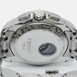 Tissot Black Stainless Steel Couturier T035.627.11.051.00 Men's Wristwatch 43 mm