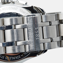 Tissot Black Stainless Steel Couturier T035.627.11.051.00 Men's Wristwatch 43 mm