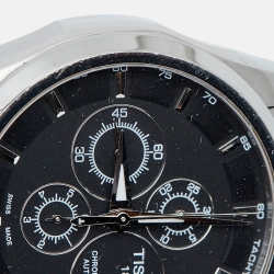 Tissot Black Stainless Steel Couturier T035.627.11.051.00 Men's Wristwatch 43 mm