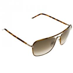 Tod's Brown To 36 28P Square Sunglasses