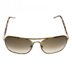 Tod's Brown To 36 28P Square Sunglasses