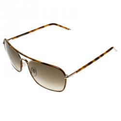 Tod's Brown To 36 28P Square Sunglasses