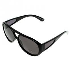 Pre Owned Tod's Black TO0071 02N Aviator Sunglasses