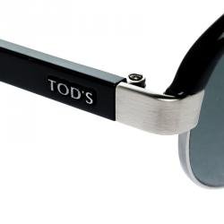 Tod's Black TO102 01N Aviator Sunglasses