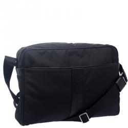 Pre Owned Tod's Black Nylon Laptop Bag