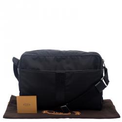 Pre Owned Tod's Black Nylon Laptop Bag