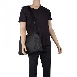 Pre Owned Tod's Black Nylon Messenger Bag