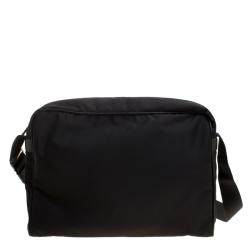 Pre Owned Tod's Black Nylon Messenger Bag