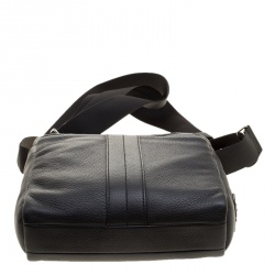 Pre Owned Tod's Black Leather Pillow Reporter Bag