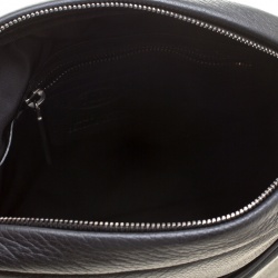 Pre Owned Tod's Black Leather Pillow Reporter Bag