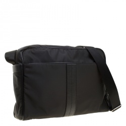 Tod's Black Nylon Pillow Tex Messenger Bag