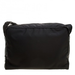 Tod's Black Nylon Pillow Tex Messenger Bag