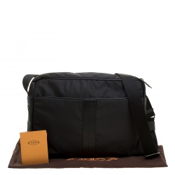 Tod's Black Nylon Pillow Tex Messenger Bag