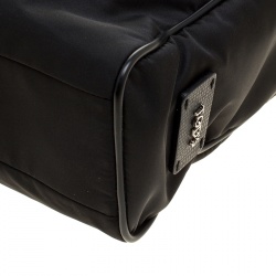 Tod's Black Nylon Pillow Tex Messenger Bag