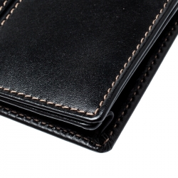 Tod's Black Leather Business Card Case