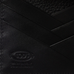 Tod's Black Leather Bifold Wallet