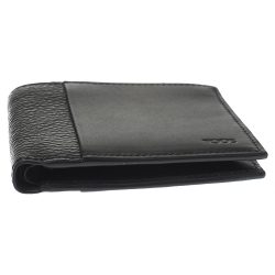 Tod's Black Leather Bifold Wallet