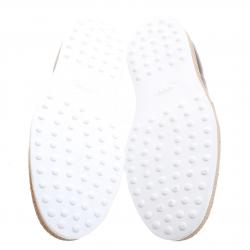 Tod's Brown Leather Espadrille Slip-On Sneakers Size 44.5
