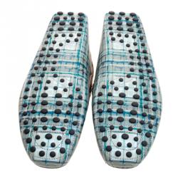 Pre Owned حذاء لوفرز تودز جلد طباعة تجريدية مقاس 43