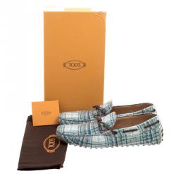 Pre Owned حذاء لوفرز تودز جلد طباعة تجريدية مقاس 43