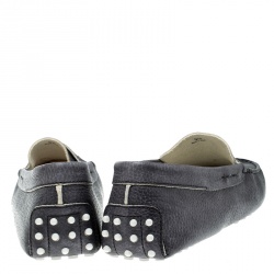 مملوكة مسبقًا حذاء بيني لوفرز تودز سيتي جومينو جلد رصاصي غرافايت