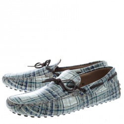 مملوكة مسبقًا حذاء  لوفرز تودز بفيونكة جلد متعدد الألوان مقاس 42.5