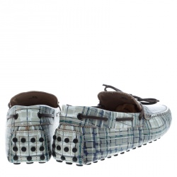 مملوكة مسبقًا حذاء  لوفرز تودز بفيونكة جلد متعدد الألوان مقاس 42.5