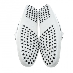 مملوكة مسبقًا حذاء لوفرز تودز ماركو كليمب جلد برونزي ميتالك مقاس 42.5