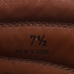 Pre Owned Tod's For Ferrari Limited Edition Black Leather Platform Slide Sandals Size 41.5