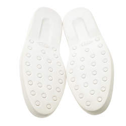 مملوكة مسبقًا حذاء رياضي تودز سليب أون بيني بوت جلد أزرق مقاس 42