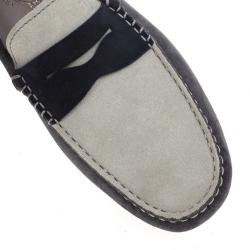 مملوكة مسبقًا Tod's Colorblock Suede Penny Loafers Size 42