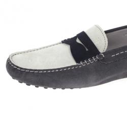 مملوكة مسبقًا Tod's Colorblock Suede Penny Loafers Size 42