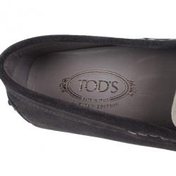 مملوكة مسبقًا Tod's Colorblock Suede Penny Loafers Size 42
