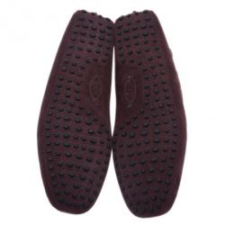 مملوكة مسبقًا حذاء تود جومينو لوفرز فيراري سويدي بني إصدار محدود مقاس 42.5