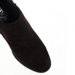 مملوكة مسبقًا Tod's Brown Suede Ankle Boots Size 38