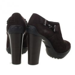مملوكة مسبقًا Tod's Brown Suede Ankle Boots Size 38