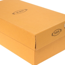 Pre Owned Tod's Black Leather Crossed Strap Slider Sandals Size 41.5