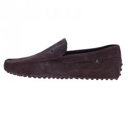 Pre Owned  حذاء تودز فور فيراري جومينو سويدي بني  إصدار محدود No.56 لوفرز مقاس 42.5